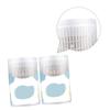 WRITWAA 400pcs Double-ended Cotton Swabs for Ear and Nose Cleaning Natural Cotton Stick Swabs Safe for Care and Household Use Box view 3