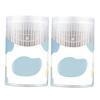 Healvian 400pcs Twin Boy Girl Essentials of Cotton Swabs Ear Nose Cleaning Stick Cotton Natural Material Double Spiral Tips for Makeup Wounds view 1
