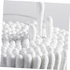 Healvian 400pcs Twin Boy Girl Essentials of Cotton Swabs Ear Nose Cleaning Stick Cotton Natural Material Double Spiral Tips for Makeup Wounds view 4