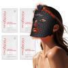 7 Colours Red Light Face Mask-Black & 4- Count Hydrating Sheet Mask view 1