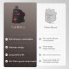 7 Colours Red Light Face Mask-Black & 4- Count Hydrating Sheet Mask view 3