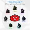 7 Colours Red Light Face Mask-Black & 4- Count Hydrating Sheet Mask view 4