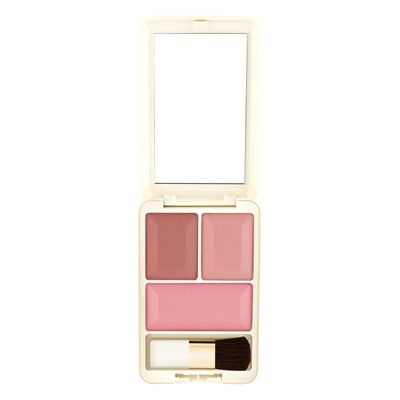 BEMT Professional blusher Palette 3 Color Blush Palette Cheek Blusher for Face Makeup (With Mirror)