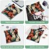 2Pcs Shrapnel Pouch for Purse, Cute Rabbit-187 Waterproof Makeup Bag, Portable Pouch for Women Gifts view 4