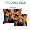 2Pcs Cute Kangaroo-1694 Pocket Cosmetic Bag for Purses, Waterproof Makeup Bag Cosmetic Pouch, Portable No Zipper Makeup Bag view 2