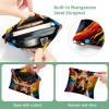 2Pcs Cute Kangaroo-1694 Pocket Cosmetic Bag for Purses, Waterproof Makeup Bag Cosmetic Pouch, Portable No Zipper Makeup Bag view 3