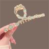Ancient Style Blue Auspicious Cloud Big Hair Clip New Chinese Style Women's Hair Accessories Clip Cheongsam Back Head Hair Clip view 4