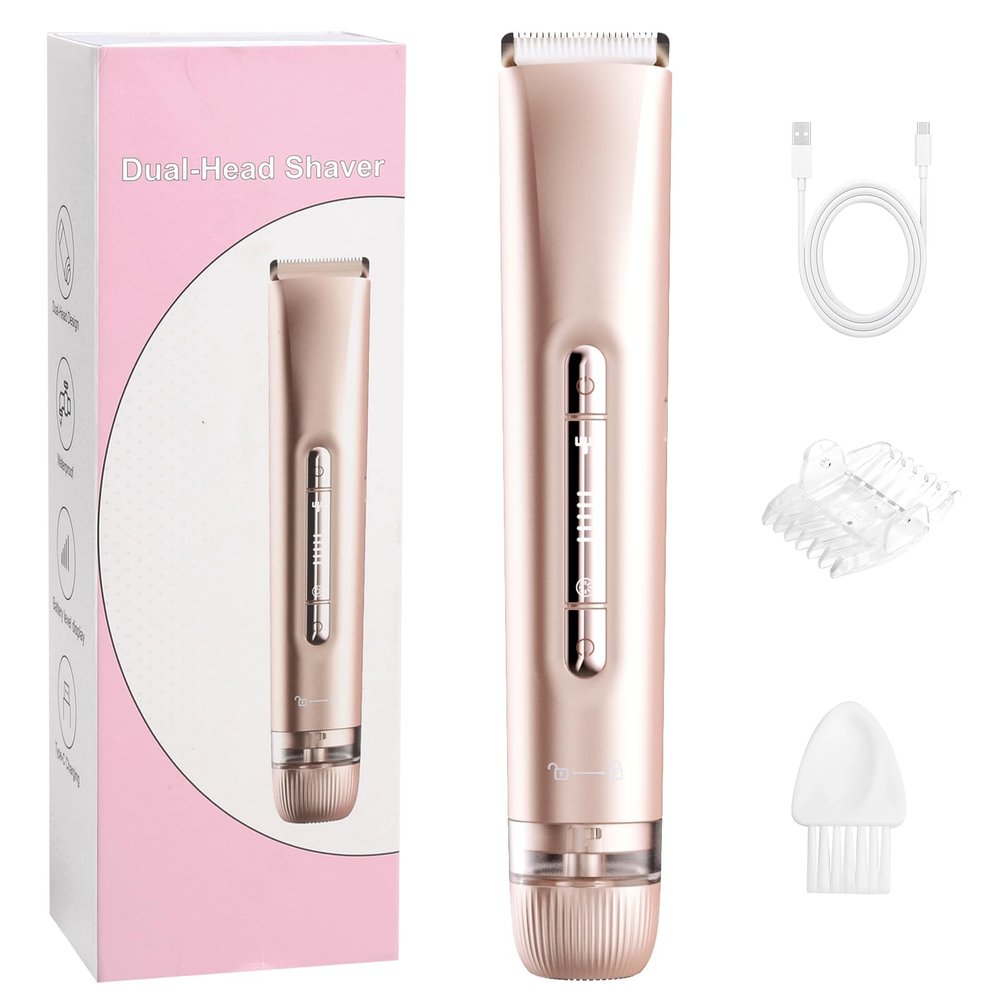 3 in 1 Electric Shaver for Women, 2025 New Rechargeable Electric Shaver and Accessories, Wet and Dry Use Body Trimmer for Home