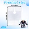 200 Pcs 47.2 x 35.4 Inch Disposable Capes Hair Salon, Hair Cutting Capes view 2