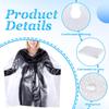 200 Pcs 47.2 x 35.4 Inch Disposable Capes Hair Salon, Hair Cutting Capes view 3