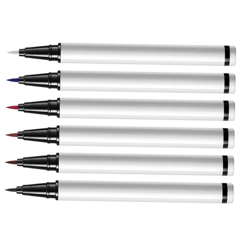 ERINGOGO 6pcs Eyeliner Kit Makeup Eyeliner Pen Pencil for Waterline Non-irritating for