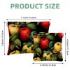2Pcs Shrapnel Pouch for Purse, Red Fruits-1000 Waterproof Makeup Bag, Portable Pouch for Women Gifts view 2