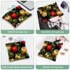 2Pcs Shrapnel Pouch for Purse, Red Fruits-1000 Waterproof Makeup Bag, Portable Pouch for Women Gifts view 4