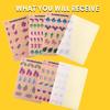 Bowitzki face Painting Practice Board 7PCS,Reusable Colorful face Paint Practice Board,Painting Makeup Exercise Template A4 Size (#4) view 2