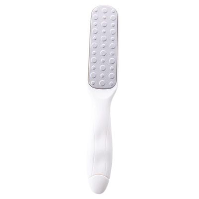 baojielai Double Sided Metal Foot Scraper Rasp Callus Remover Tool Efficiently Removes Dead Skin for Smooth Feet Ergonomic Design