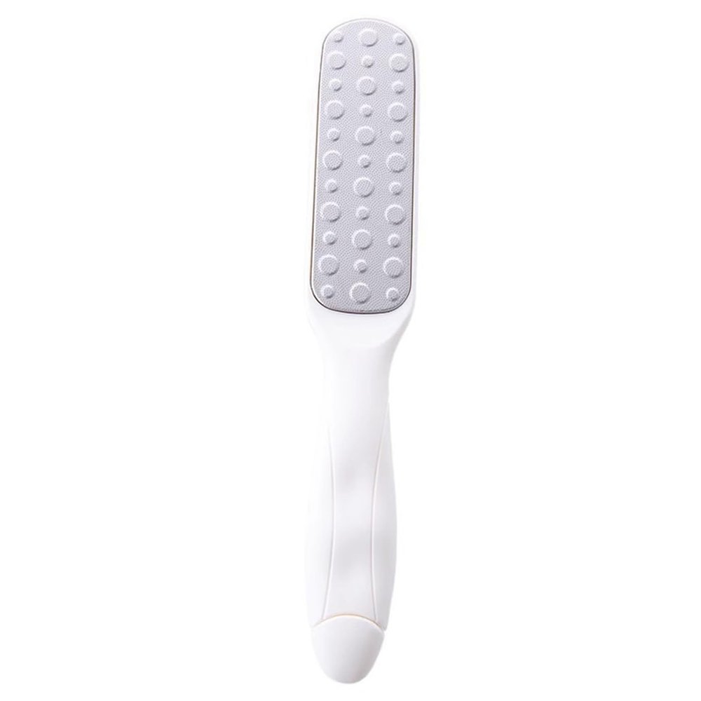 baojielai Double Sided Metal Foot Scraper Rasp Callus Remover Tool Efficiently Removes Dead Skin for Smooth Feet Ergonomic Design
