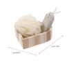 LOLIPPYY 1Set Bathing Kit with Exfoliating Body Scrubber Back Clean Tool and Foot Pumice Spa Present Set for Women Comfortable Cleaning Products view 2