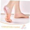 EXQUIMEUBLE 1pair Moisturizing Silicone Socks for Women Spa Foot Covers for Cracked Heels and Rough Foot Care Sleeves Skin Tone view 3