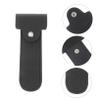 BATHVEVE Travel Shaver Case PU Leather Protective Razor Holder for Safe Storage Fit for Safety Razors for Bathroom Organization Go Convenience view 2