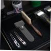 BATHVEVE Travel Shaver Case PU Leather Protective Razor Holder for Safe Storage Fit for Safety Razors for Bathroom Organization Go Convenience view 4