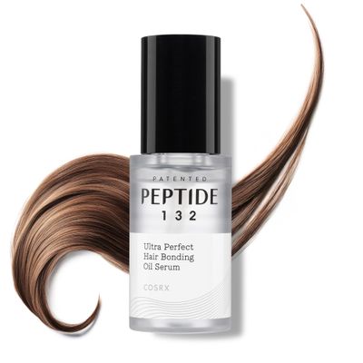 COSRX PEPTIDE 132 Hair Bonding Oil Serum, Travel Size Keratin Treatment for Frizzy, Damaged, Dry Hair  Repairs Split Ends, Adds Hair Gloss  For All Hair Types  0.94 fl oz