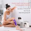 BLITZWAX Brazilian and Bikini Waxing Kit with 1lb Lavender Hard Wax Beads, Digital Wax Warmer for Face, Legs, Body, Beginner Friendly, At Home Hair Removal Kit for Women, 7 Packs Wax Beans view 2