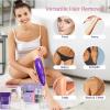 BLITZWAX Brazilian and Bikini Waxing Kit with 1lb Lavender Hard Wax Beads, Digital Wax Warmer for Face, Legs, Body, Beginner Friendly, At Home Hair Removal Kit for Women, 7 Packs Wax Beans view 4
