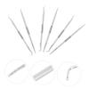 EPIGEIST 6Pcs Nail Care Tools Ingrown Toenail Cleaning Utensils Durable Nail Cuticle Removers Portable Nail Seam Cleaning Tools for Home and Salon Use view 3
