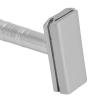 BTSEURY Long Handle Double Sided Safety for Men, Reusable Metal Wet Shaving Tool, Full Body Washable Beard Shaver, Non Slip Grip, Ideal Gift for Grooming and Travel (Frosted view 2