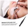 LOLIPPYY 6pcs Stainless Steel Eyelash Tweezers Set for Makeup Precision Grooming Beauty Tools for Eyebrow and Eyelash Application view 4