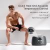 BLITZWAX Back and Nose Waxing Kit for Men, Hard Wax Warmer for Brazilian, Body and Face, At Home Hair Removal Kit, Beginner Friendly, Quick Heating, 94 Accessories, Charcoal Grey view 4