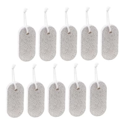 BATHVEVE 20PCS Volcanic Stone Foot Exfoliating Rubbing Stones Portable Pedicure Tools for Callus Removal for Foot Care and Smooth Skin