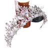 crown,Crowns,tiaras, Tiaraprincess crownWedding Tiara Princess Handmade Cute Pink Beads Crown Bride Hair Jewelry Wedding Tiaras Diadem Headdress Headpieces (Metal color : Silver Pink)(Silver White) view 4
