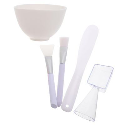 ARTSEWPLY Mask Mixing Bowl Set Silicone Bowl Facial Mask Scraper Beauty Accessory for Treatments
