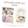 NIYANGLE 20pcs Lightweight Cotton Soap Bag Portable Mesh Net Pouches Exfoliating for Skin Care view 4