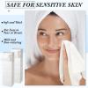 12 Pack/600 Counts XL Disposable Face Towels Bulk 10"x12" Soft & Thick Pure Cotton Facial Cleansing Cloths Towelette for Makeup Removing, Sensitive Skin Care, Dry Wipe Using view 4