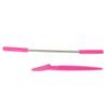 FOMIYES 2pcs Facial Hair Remover Set Threading Spring and Eyebrow Razor Face Razor for Women Facial Hair Removal Pink view 1