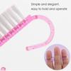 FZBNSRKO 50 Pcs Handle Grip Nail Brush,Nail Brushes Bulk Small Fingernail Scrub Cleaning Brushes for Toes/Nails Cleaner(Mixed Color) view 4