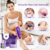 BLITZWAX 3.5lbs Hard Wax Beads for Hair Removal Lavender Waxing Beads for Sensitive Skin, Face, Eyebrows, Brazilian, Legs and Bikini - with 2 Silicone Sticks and 2 Oils for Home and Salon Use view 3