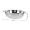 Balacoo Multi Function Stainless Steel Basin Tub for Foot Soaking Face Washing and Laundry Portable Large Mixing Bowl for Home Use Durable Easy to Maintain view 2