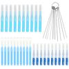 40pcs Shower Head Cleaning Brush Set, Includes 30 Shower Nozzle Brushes & 10 Needle Picks, Anti-Clogging Cleaner Tool for Small Hole Gap Nozzle Window Slot Household Bathroom view 1
