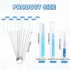 40pcs Shower Head Cleaning Brush Set, Includes 30 Shower Nozzle Brushes & 10 Needle Picks, Anti-Clogging Cleaner Tool for Small Hole Gap Nozzle Window Slot Household Bathroom view 2