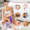 BLITZWAX Brazilian and Bikini Waxing Kit with 120 Wooden Waxing Sticks and 30 Wax Papers, Hard Wax Warmer for Face, Legs, and Body, At Home Hair Removal Kit, Beginner Friendly, For Women Men view 4