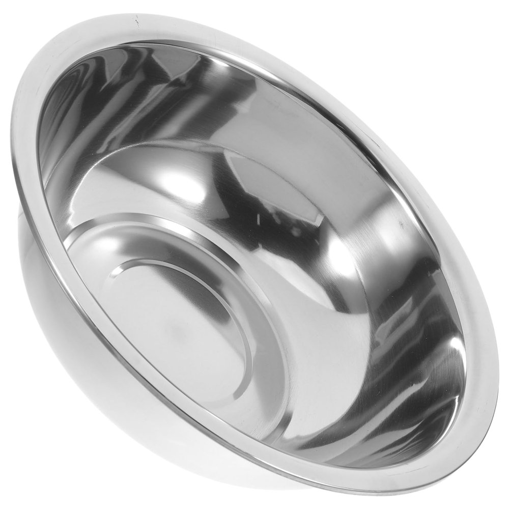 DECOMELODY Portable Stainless Steel Foot Soaking Bath Basin Face Washing Laundry Tub for Home Travel Versatile Lightweight and Stylish Design for Foot Care and