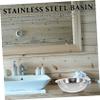 DECOMELODY Portable Stainless Steel Foot Soaking Bath Basin Face Washing Laundry Tub for Home Travel Versatile Lightweight and Stylish Design for Foot Care and view 3