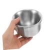 BIUDECO Stainless Steel Shaving Soap Bowl for Men Compact and Portable Lathering Tool for Home and Barber Shop Use Durable Cleansing Mug for Travel view 3
