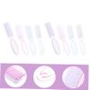 CALLARON 8Pcs Nail Cleaning Brush Set Straight Handle Fingernail Scrubbing Tool for Manicure for Home Nail Care and Grooming view 3