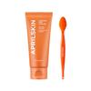 APRILSKIN Carrotene Clay Mask with Pore Brush: Carrotene IPMP 3-Min Quick Dry Pore Caring Clay Mask and Pore Cleansing Facial Silicone Brush view 1