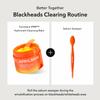 APRILSKIN Pore Care Duo with Pore Brush with Sebum Sweeper: Carrotene IPMP Hydromelt Cleansing Balm, Carrotene IPMP 3-Min Quick Dry Pore Caring Clay Mask and Pore Cleansing Facial Silicone Brush view 2