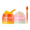 APRILSKIN Double Cleansing Duo with Pore Brush: APRILSKIN Carrotene IPMP Hydromelt Cleansing Balm, Pink Aloe Facial Polish Cleanser and Pore Caring Facial Silicone Brush view 1